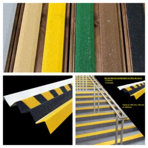 Solutions antidérapantes, bande antidérapante a visser, bande antidérapante à visser, bande antidérapante extérieur à visser