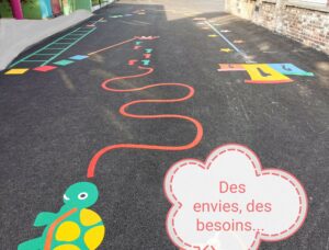 Jeux au sol thermocollant